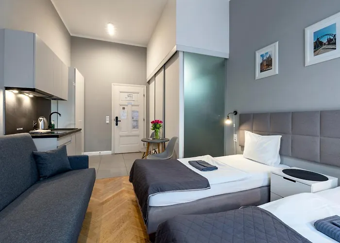 Lägenhet Wroclaw City Apartments *